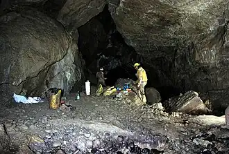 Bivouac de la galerie des Hormones.