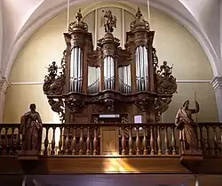 Orgue d'origine (Église Saint-Cyr-et-Sainte-Juliette de Champagnole)