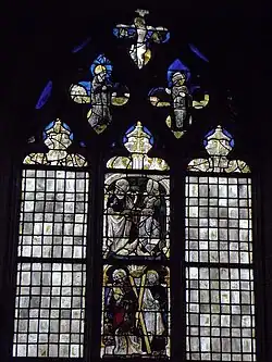 Verrière du transept nord.