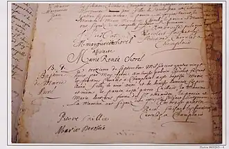 Registre daté de 1679