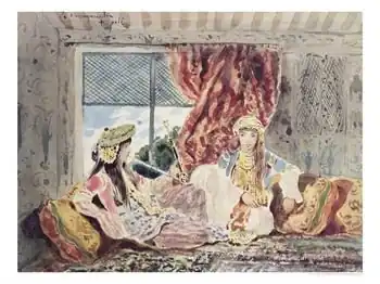 Harem à Tripoli, Rouen, musée des beaux-arts.