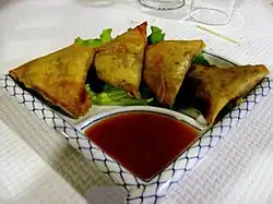 Chamuças en Afrique portugaise.