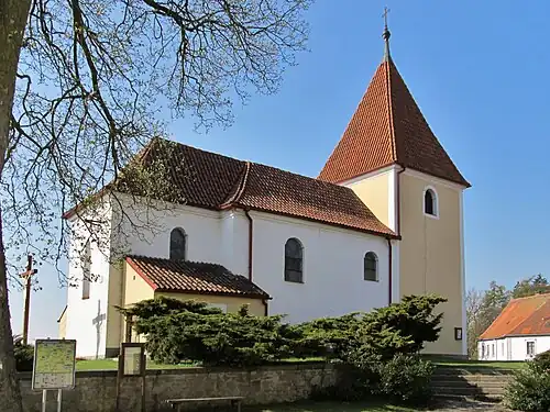 Chanovice  : église de la Sainte-Croix.