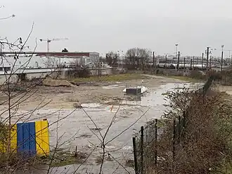 Le site du chantier en janvier 2025.