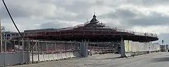 Le chantier en février 2024.