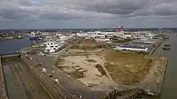 Chantiers de l'Atlantique - Vue depuis la forme Joubert
