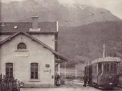 La gare de Chapareillan.