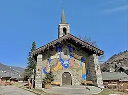 Chapelle de Mussillon Notre Dame des Neiges à Méribel-Centre.