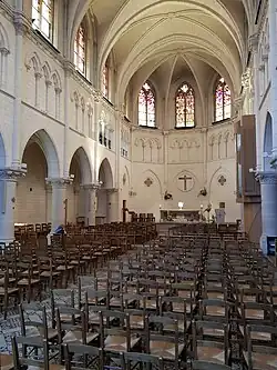 Intérieur de la chapelle.