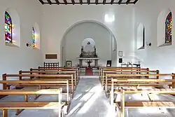 L'intérieur de la chapelle Notre-Dame-des-Neiges.