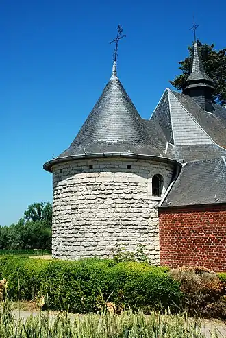 Le chevet vu de l'est.