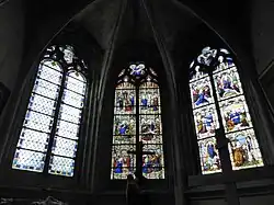 Chapelle de Notre-Dame-de-Pitié(baies 17, 15 et 13).