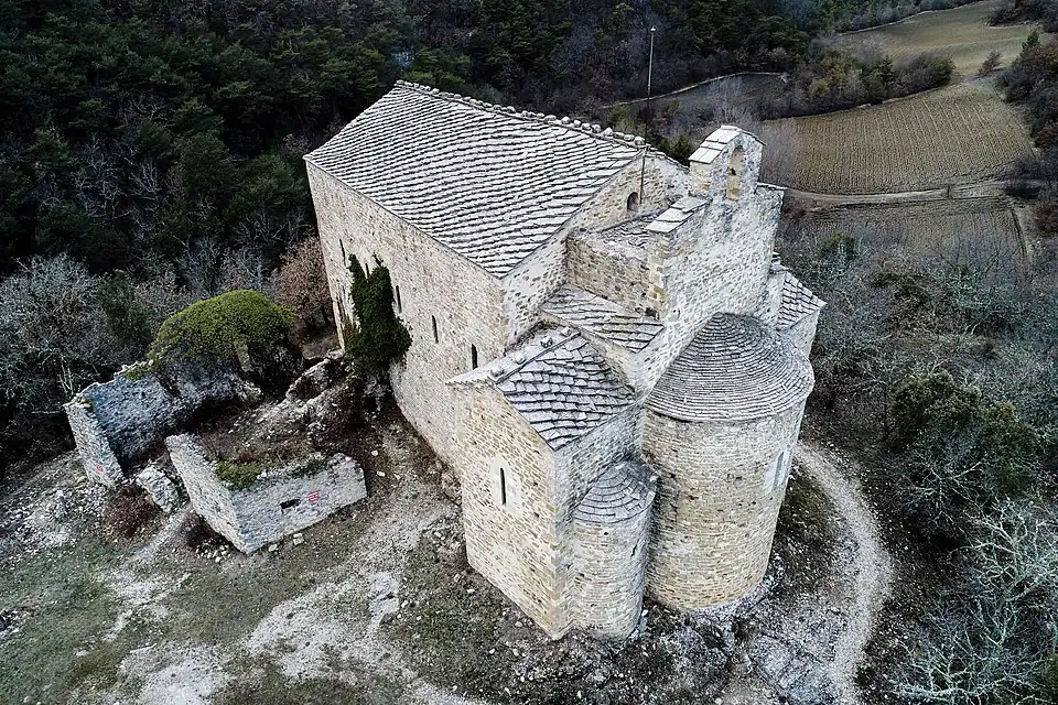 Chapelle Saint-Donat de Montfort - La toiture