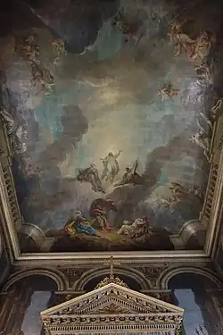 Plafond de la chapelle Saint-Louis par François Lemoyne.