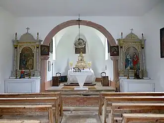 Vue générale de l'intérieur