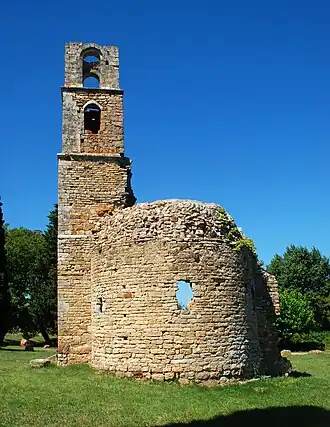 Le chevet vu de l'est.