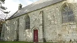 Vue de la façade nord