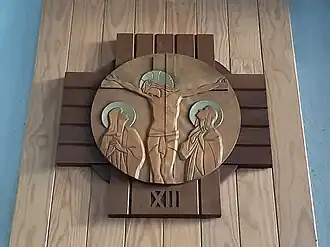 12e station du chemin de croix : Jésus meurt sur la croix