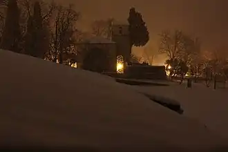 Chapelle de l'Ormeau en hiver.