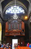 Buffet d'orgue en septembre 2016.