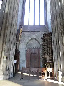 Photo de la chapelle depuis le collatéral