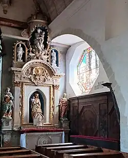 Chapelle du Rosaire, église Saint-Gervais et Saint-Protais de Couture-sur-Loir, Vallée de Ronsard, Loir-et-Cher.