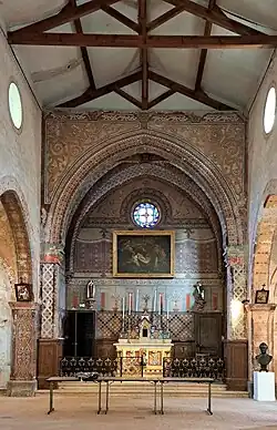 Intérieur de la chapelle.