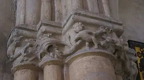 Détail d'un chapiteau.