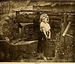 Une image de Cosette, 1892.