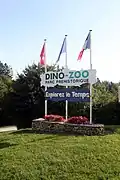 Entrée du Dino-zoo.