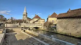 La Colombine au pont de Charcenne.