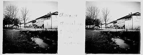 Camions d'un hôpital militaire : Raoul Berthelé, Archives municipales de Toulouse.