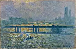 "Charing Cross Bridge, reflets sur la Tamise" (1899-1901) de Claude Monet - Baltimore Museum of Art - Inv. 1945.94 (W 1532)