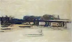 "Charing Cross Bridge (esquisse)" (1899-1901) de Claude Monet - Musée Marmottan Monet (W 1553)