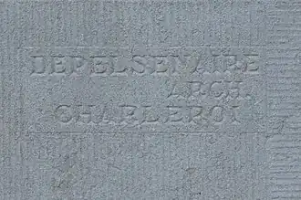 La plaque d'architecte.