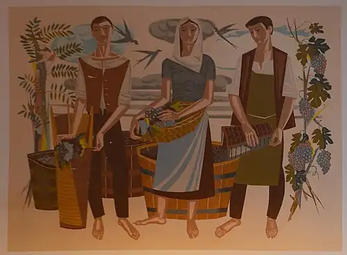 Peinture murale de Gustave Camus.