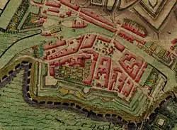 plan ancien en couleur