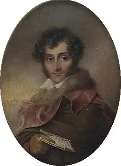 Portrait de Charles-Victor Prévost d'Arlincourt (1824), Paris, musée du Louvre.