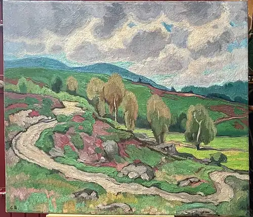 « Bugeat », 1927, huile sur toile, 83x96 cm. Collection privée.