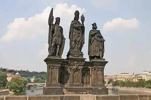 Saints Norbert, Venceslas et Sigismond.