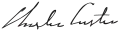 Signature de Charles Curtis