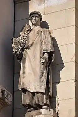 Saint Vincent (1882), façade de l'église Notre-Dame Saint-Vincent.