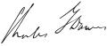 Signature de Charles G. Dawes