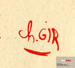 signature de Charles Gir