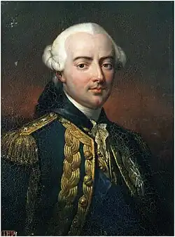 Portrait par Jean-Pierre Franque (château de Versailles).
