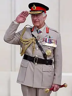 Le roi Charles III, commandant en chef des Forces armées canadiennes