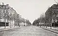 L’avenue vers 1870 (photo de Charles Marville).
