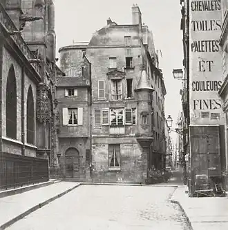 Même vue vers 1865 (cliché de Charles Marville).