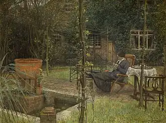 Jardin à Calverley (vers 1915)..