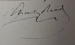 signature de Charles Read